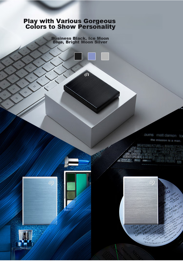 SEAGATE Solid State Portable Hard Drive, 2TB PSSD, USB3.2, SEAGATE Ruiyi, Mini Compact, High-Speed Transfer, Portable And Compact, 3-Year Warranty 5