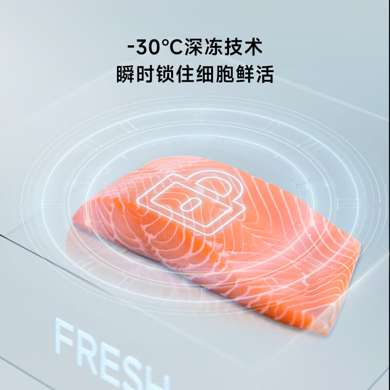 小吉（MINIJ）法式608L双变频一级能效风冷无霜法式多门嵌入式超大容量客厅冰箱 BCD-JF608WB 608Plus双变频超大容量