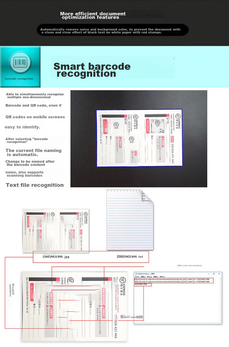 Founder Scanner, 16 Million Pixel High-Speed Camera, for Government, Commercial, Educational And Professional Office Use, A4 Document Contract Bill Multi-Page PDF Synthesis, OCR Text Extraction Q1000 Soft Base 7