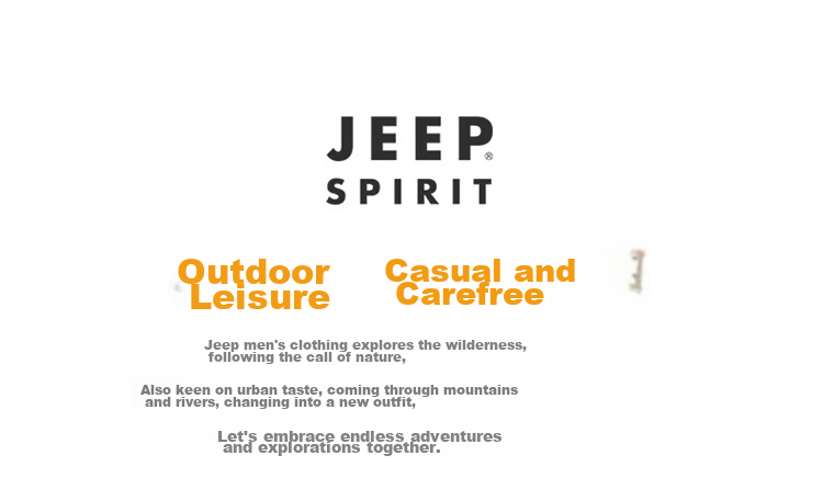 JEEP SPIRIT Men's Sweatshirt, Autumn And Winter Long-Sleeve T-Shirt, Casual Loose-Fitting Top, Trendy Base Layer 4