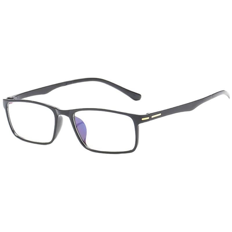 Cuntiandaofu Reading Glasses, High-Definition Anti-Blue Light Reading Glasses, Ultra-Light And Stylish, Black, 100 Degrees [Recommended for Ages Below 50]