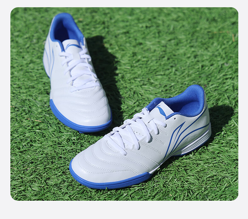 Li-Ning Soccer Shoes for Men, Women, Adults And Children, TF Turf Cleats, Professional Training Shoes for Women And Youth, Non-Slip Wear-Resistant Cleats, Black, Size 36 24