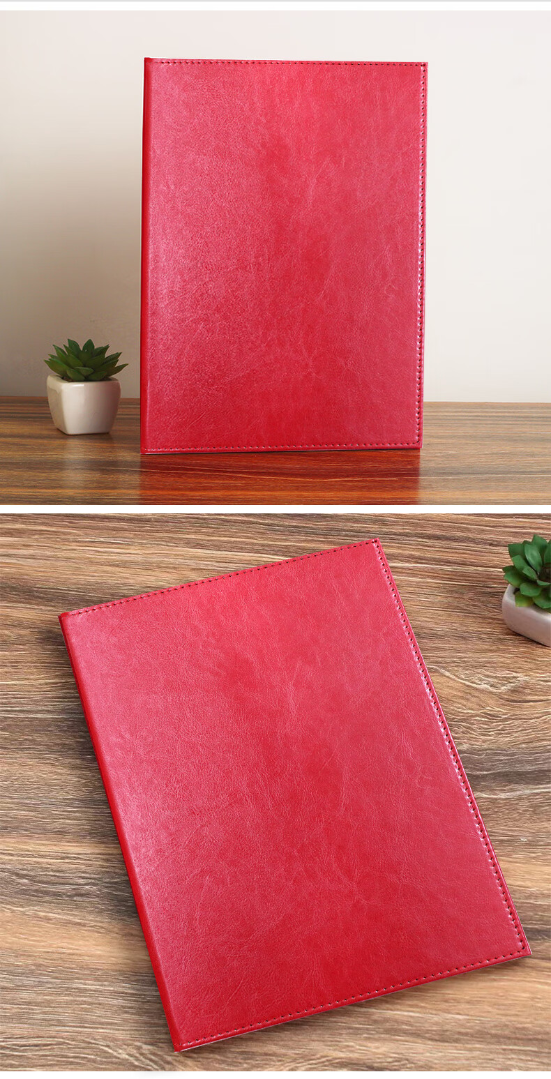 Befon Speech Folder, Recitation Folder, Red File Folder, Signing Ceremony Booklet, Host Folder, Toast Folder, Lecture Folder, A4 Blank Leather Cover 1433 8