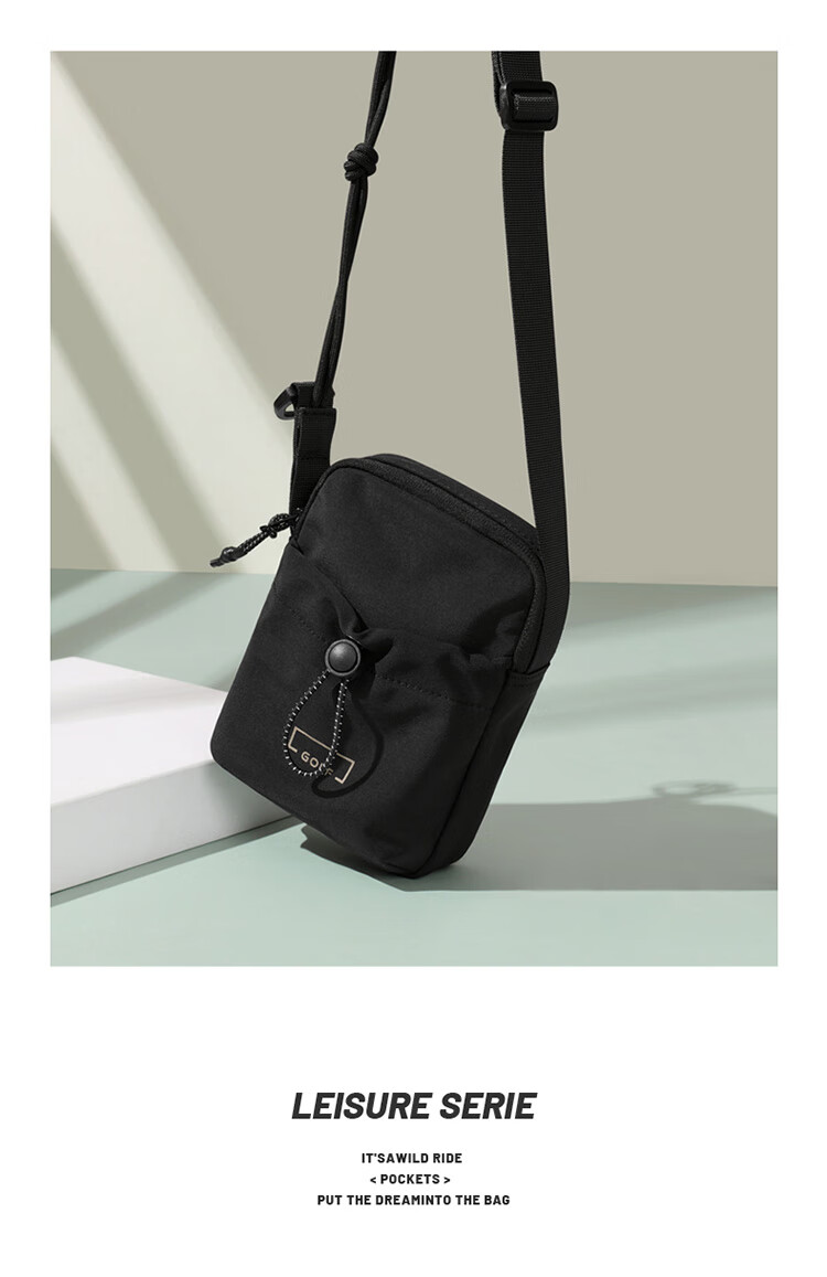 GOLF Shoulder Bag for Men And Women, Casual Crossbody Bag, Water-Resistant Phone Pouch, Lightweight Versatile Outdoor Sports Messenger Bag 24