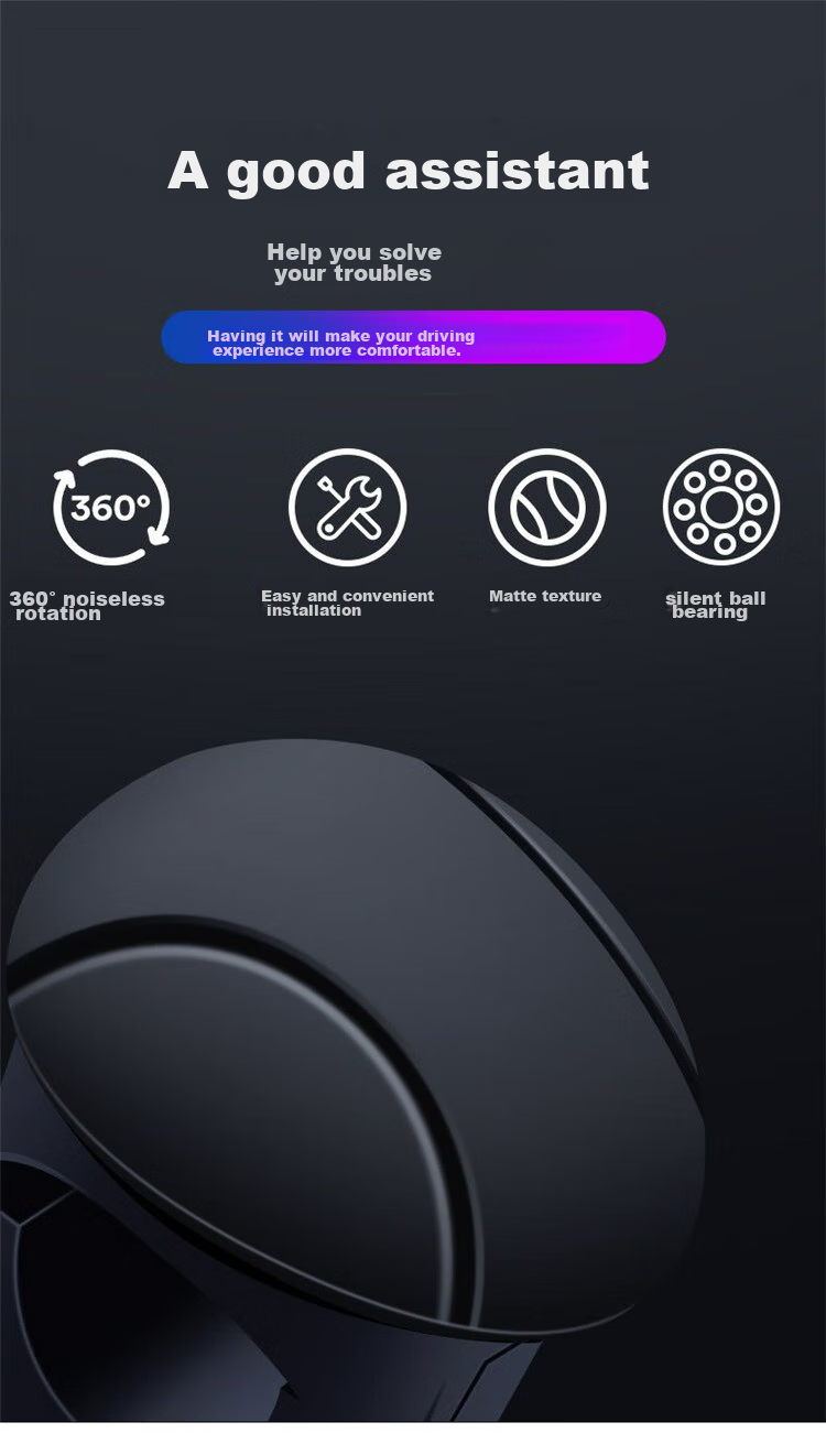 Huashi Steering Wheel Power Assist Ball, Universal Car Driving Aid, Multifunctional One-Handed Steering, Labor-Saving Auxiliary Driving 3