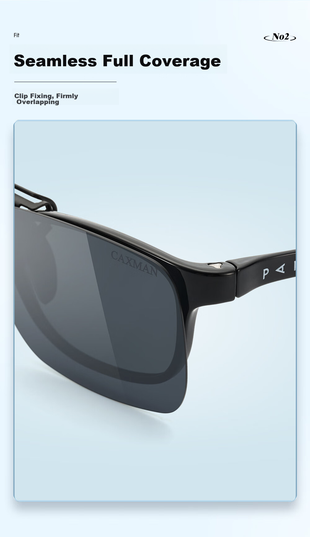 CAXMAN Children's Myopia Sunglasses Clip-On Style for Boys And Girls, Polarized Myopic Sunglasses, UV Protection And Sun Protection Glasses 4