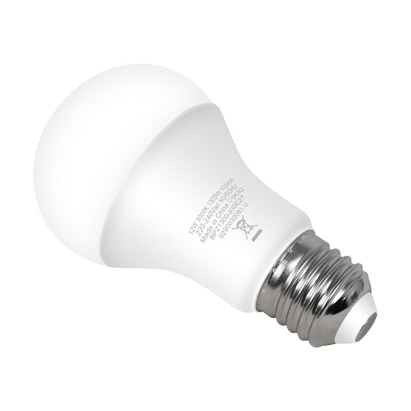 PHILIPS Constant Brightness LED Bulb High Brightness Energy-Saving E27 Screw Base 12W White Light 6500K True Color Version