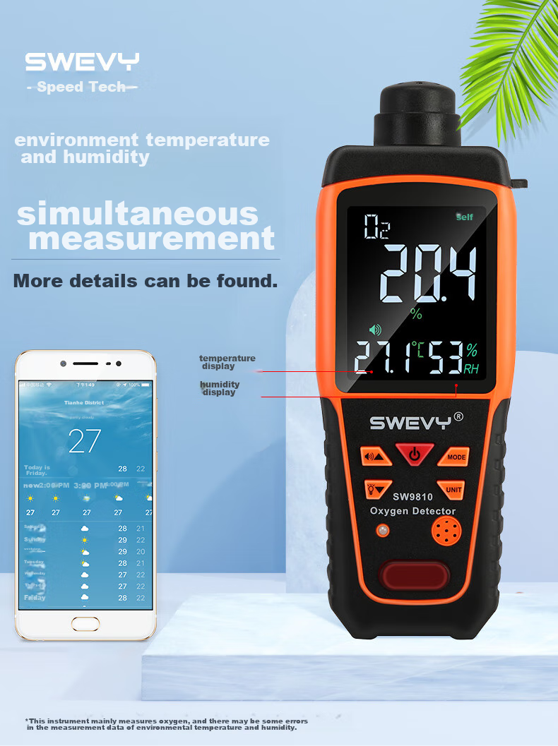 Suwei Carbon Dioxide Detector, CO2 Concentration Monitor, Portable CO2 Detection Instrument SW9200 8