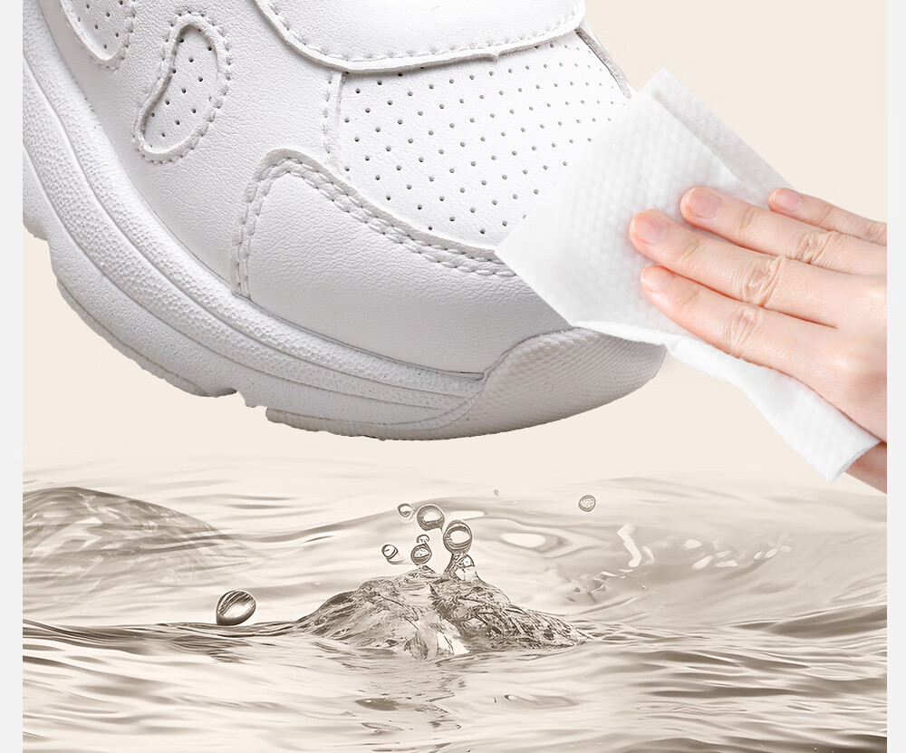 BOBDOG Children's Shoes, Toddler Walking Shoes for Boys And Girls, Spring And Autumn Versatile School White Shoes, Sneakers, Academy White, Size 24 8