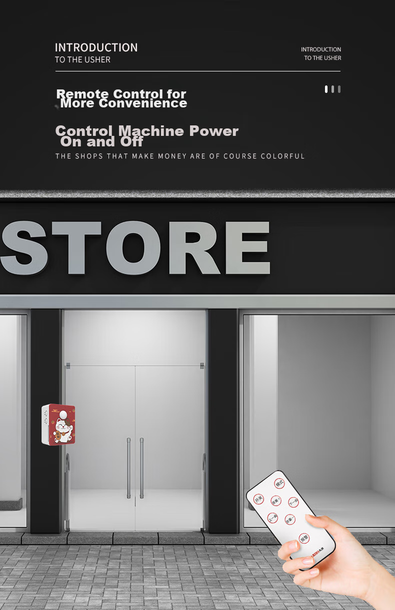 Dahong DH08 Welcome Sensor, Entrance Voice Prompt, Greeting Device for Shops, Supermarket Doorbell, Commercial Use 4