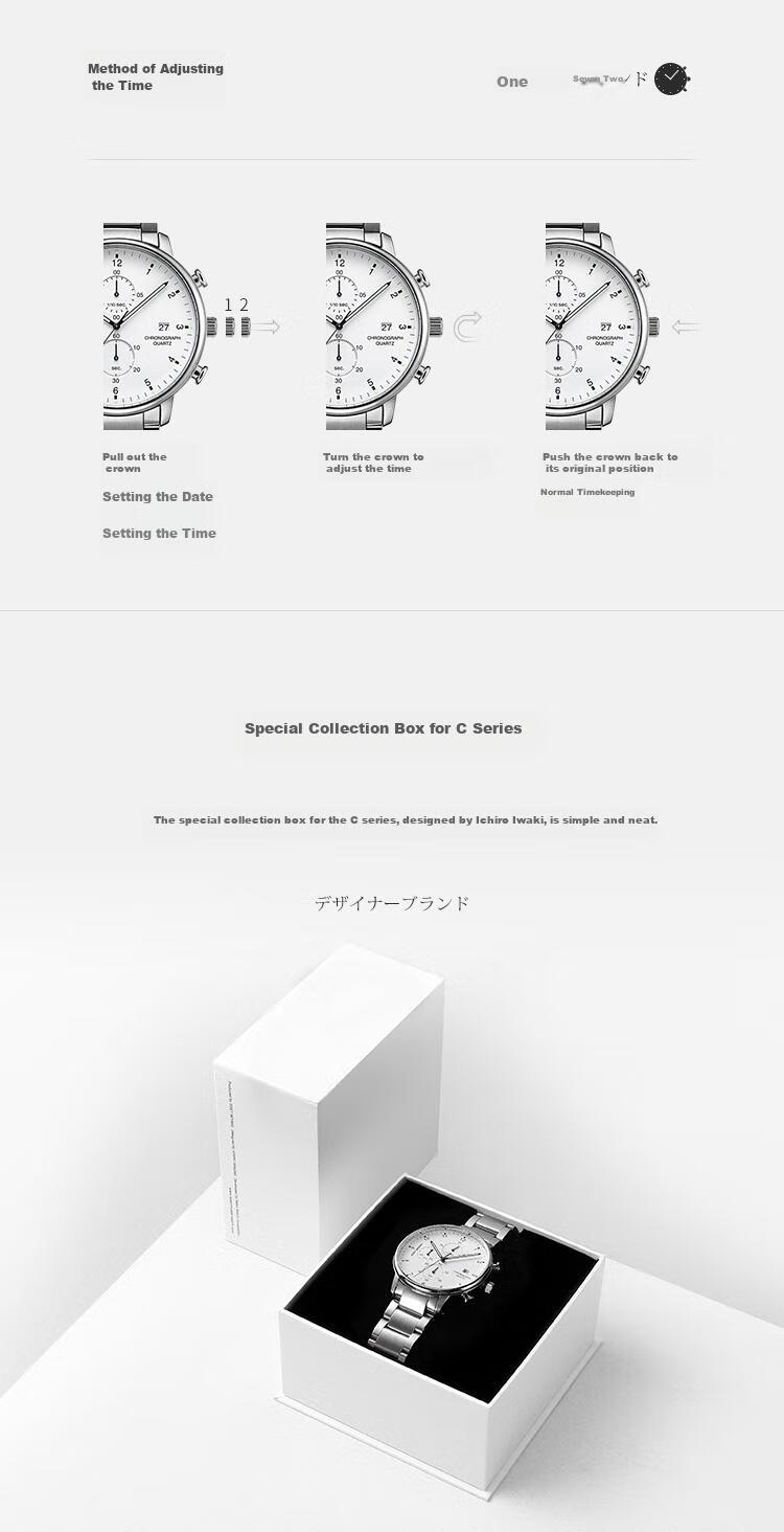 ISSEY MIYAKE Watch, Men's And Women's Nylon Pin Buckle Watch, C Series Couple's Model, Luminous Wristwatch NYAD006Y5 Foldable 9