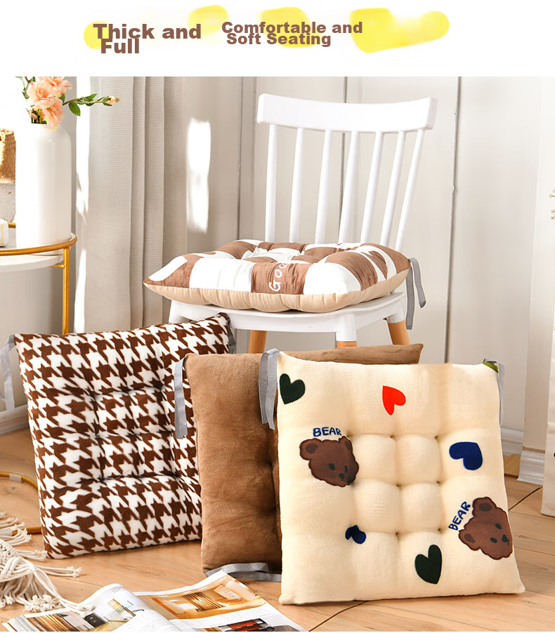 Jingxun Chair Cushion, High School Student Seat Pad, Classroom Stool, Office Chair Cushion, Long-Sitting Aid 12