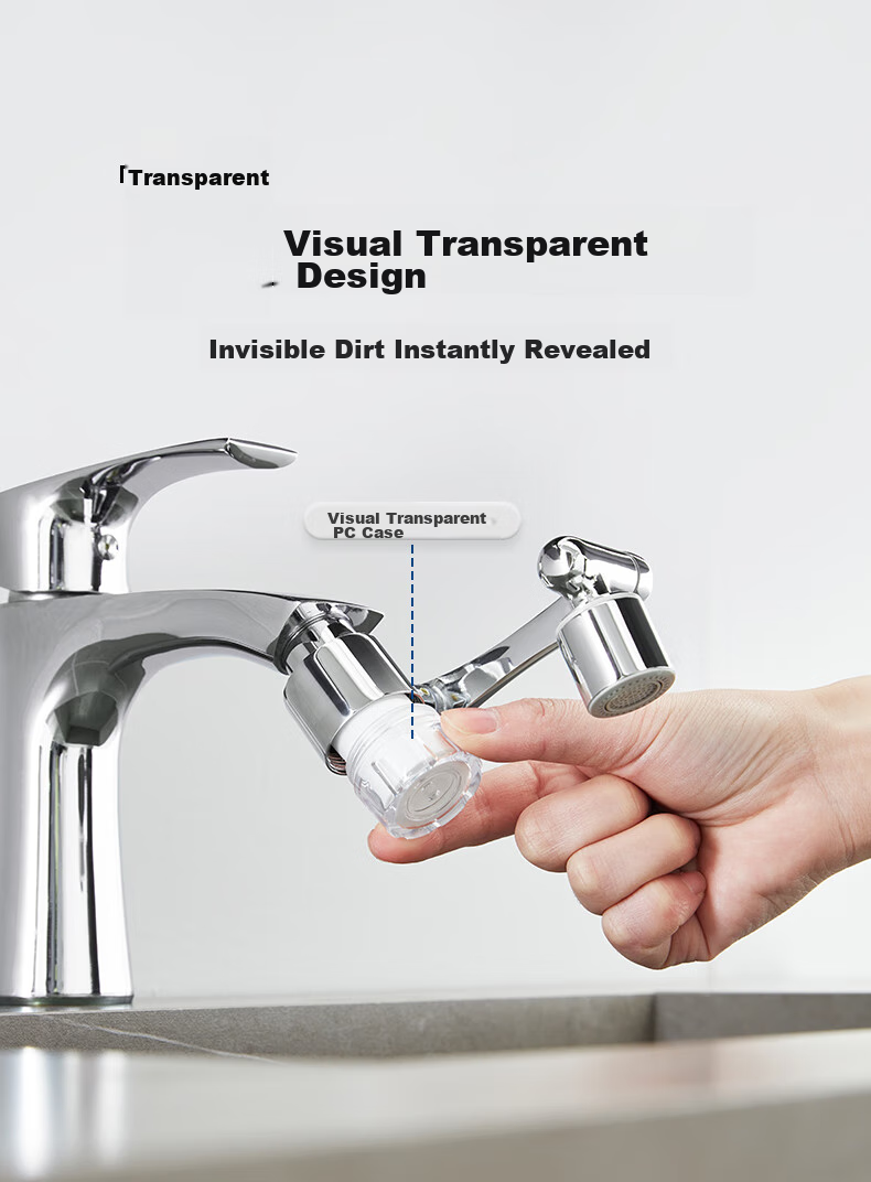 SUPOR Faucet Aerator, 1080 Filter Extender, Kitchen Sink Universal Rotating Splash-Proof Device, Mechanical Arm S 13