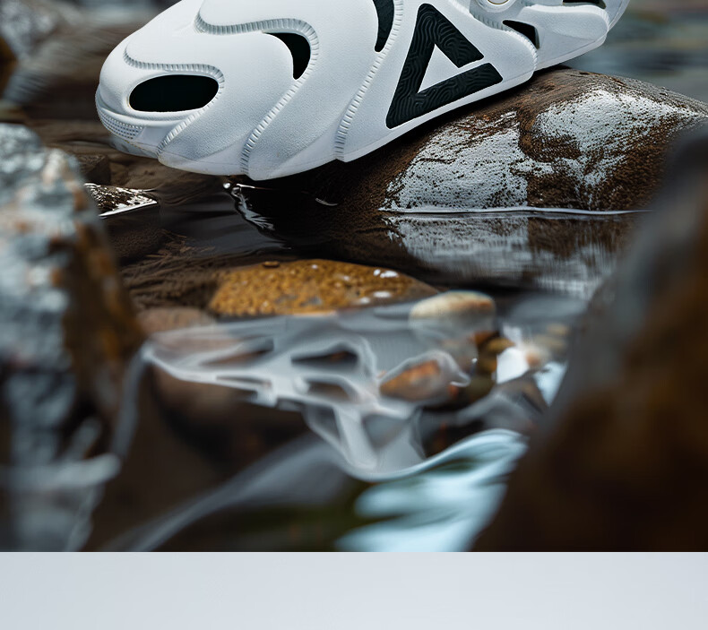 PEAK Taiji Kunpeng Slippers, Summer Thick-Soled Heightening Non-Slip Sandals, Squishy Feeling Sports Casual Beach Shoes, ET42811L 2