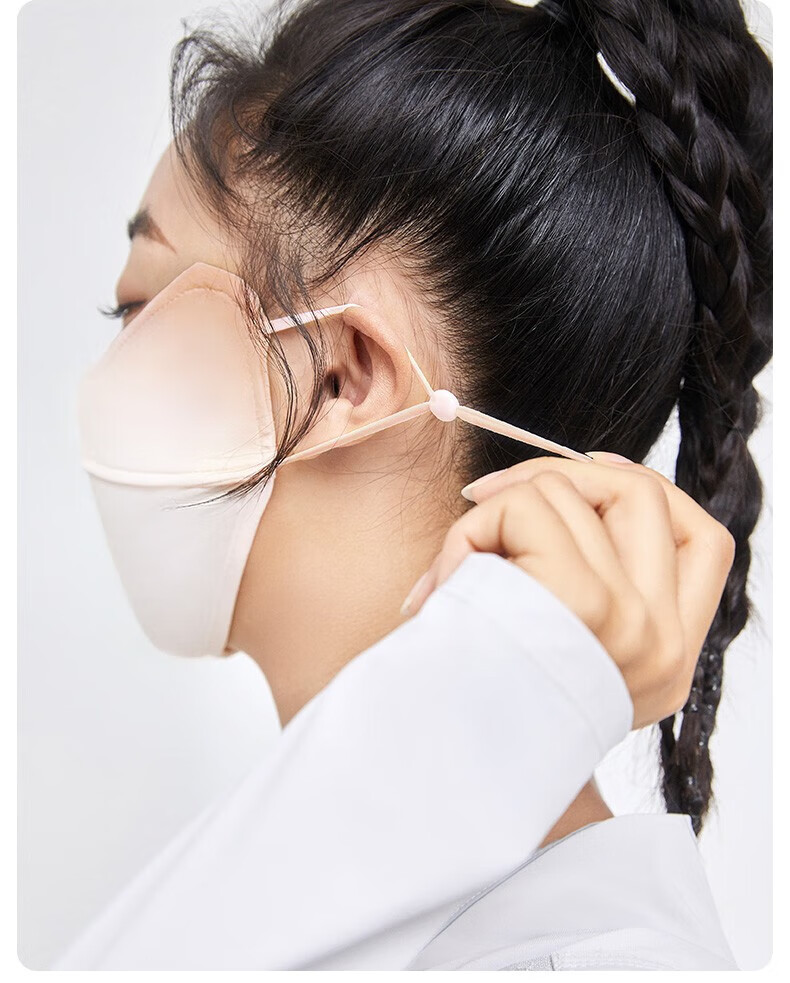 MOLY VIVI Sun Protection Face Mask, Summer Lightweight Breathable Sunshade, UV-Resistant Eye Protection, Non-Binding Ear Design, Magic Vivia 12