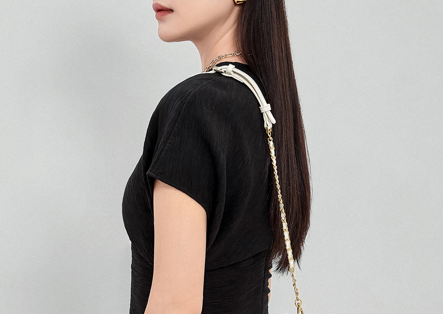 Cnoles Women's Handbag, 2026 Latest Style, Ladies' Single And Double Shoulder Crossbody Small Bag, Light Luxury High-End Brand, Hobo Bag, White 11