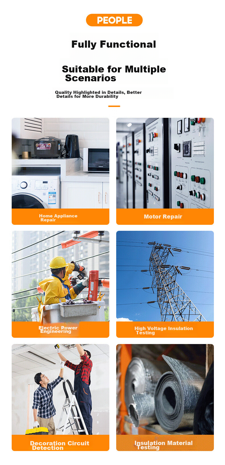 Renmin Megohmmeter Insulation Resistance Tester Electrician's Resistance Meter ZC-7 500V/500MΩ 3