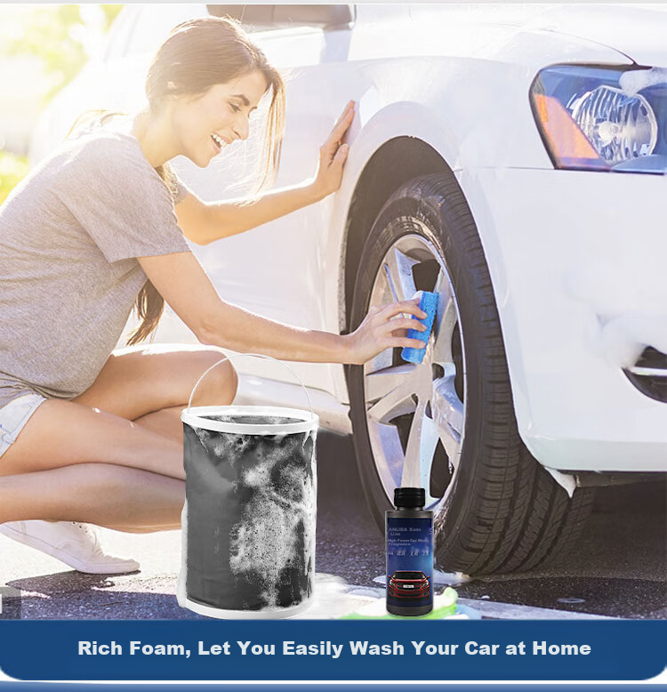 KOOLIFE Wheel Hub Brush Car Tire Brush Cleaning Steel Rim Tool Tire Cleaning Brush Soft Bristle Brush Cleaning Supplies 4