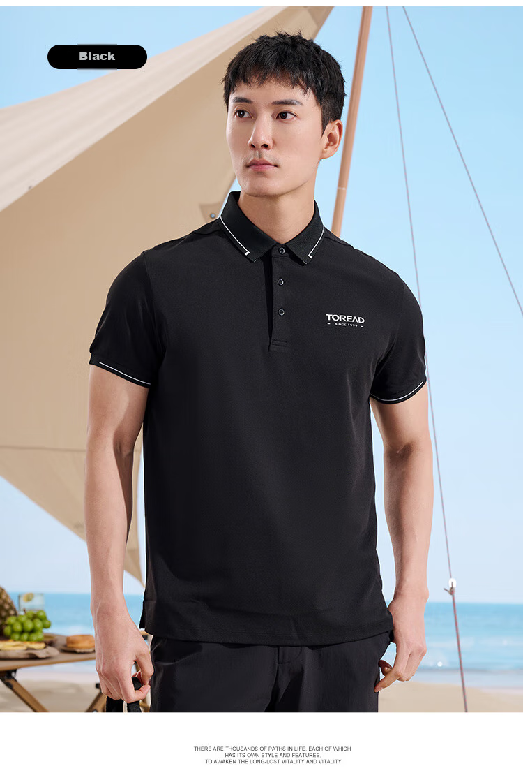 TOREAD POLO Shirt, Spring And Summer Women's Short-Sleeve T-Shirt, Outdoor Collared Functional Quick-Dry Breathable Top TAJJBM82823 16