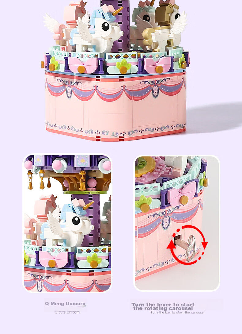 MAIER FEILE Birthday Gift for Little Girls Aged 6-10 Children's Toy Musical Music Box for Girls Ages 7-14 Practical 5