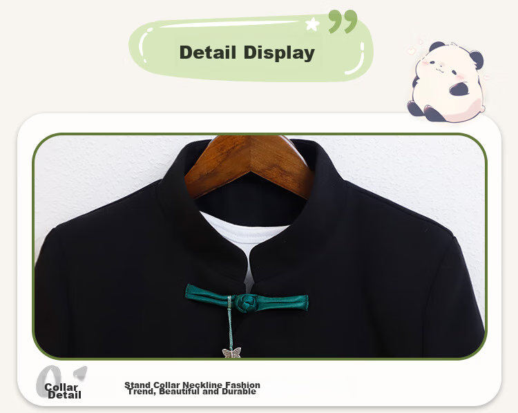 LUOBOBEIBEI Children's New Chinese-Style Suit, Boys' National Trend Tang Suit Jacket, Hanfu Chinese Style New Year's Outfit, Boys' Size 120 4
