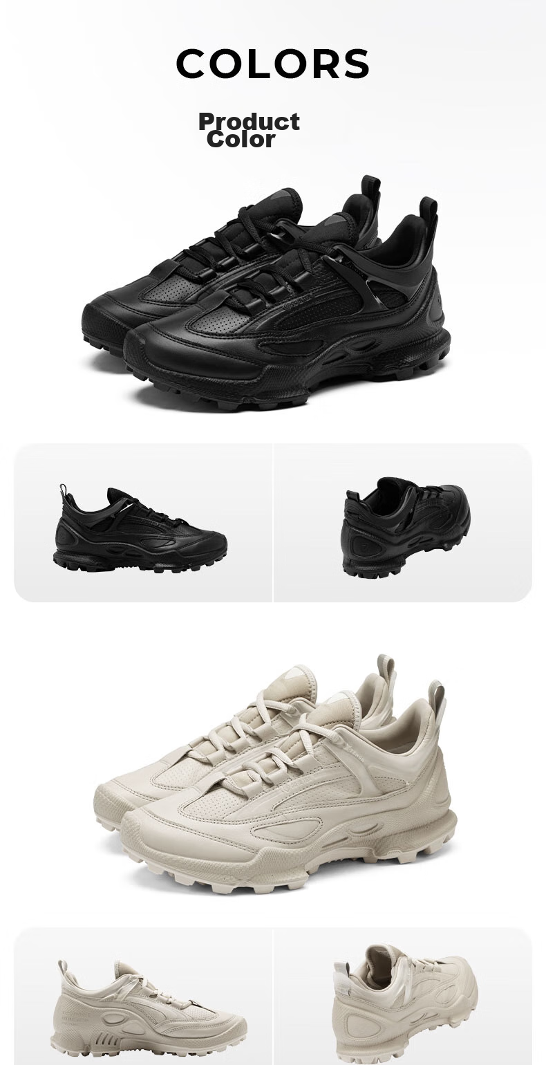ECCO BIOM C Trail Waterproof Breathable Non-Slip Wear-Resistant Outdoor Sports Shoes for Women, Walking 803323, Black, Size 38 9