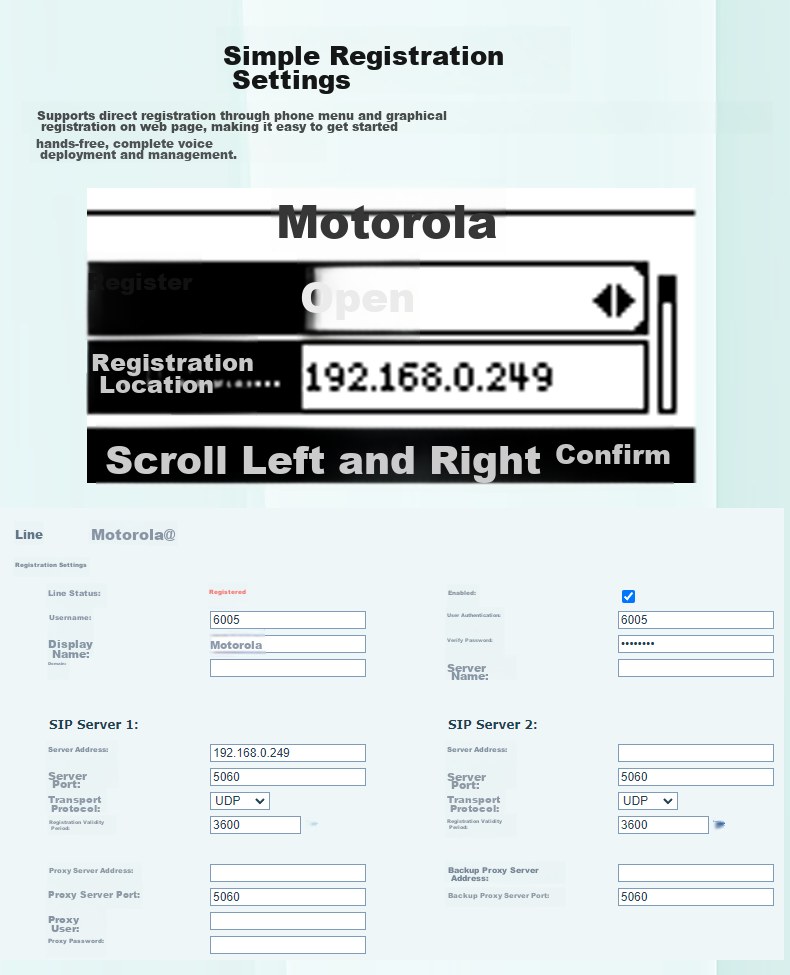 Motorola IP9910-2 IP Phone, Network Phone with 100Mbps VOIP, Landline SIP Phone, Office Fixed-Line Telephone, Internal Intercom, Compatible with Mainstream IPPBX 6