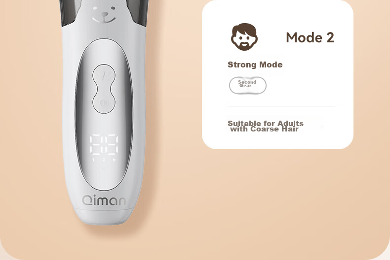 Qiman Automatic Hair Removal Baby Hair Clipper, Quiet Children's Hair Trimmer, Newborn Hair Shaver, Infant Hair Cutting Electric Shaver, QM2007 Gift Box Editio 13