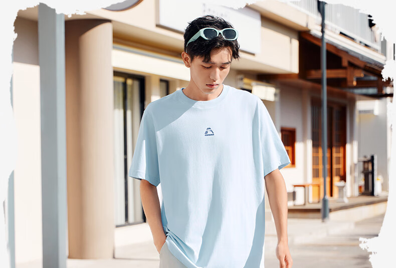 361° Men's Short-Sleeve T-Shirt, Summer New Style, Sports Running Loose Casual Trendy Men's Tee, Half Sleeve, 652519106-2 17