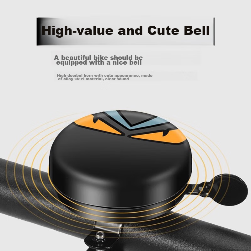 BIKEBROS Bicycle Bell Loud Mountain Bike Horn Bike Bell Children's Folding Bike Accessories Equipment Handlebar Bell 1