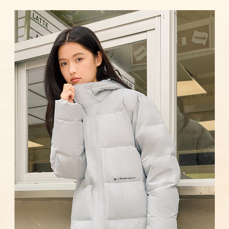 361° Long Down Jacket Unisex Winter New Three-Proof Warm Hooded Sports Casual Coat 632544301-2 12