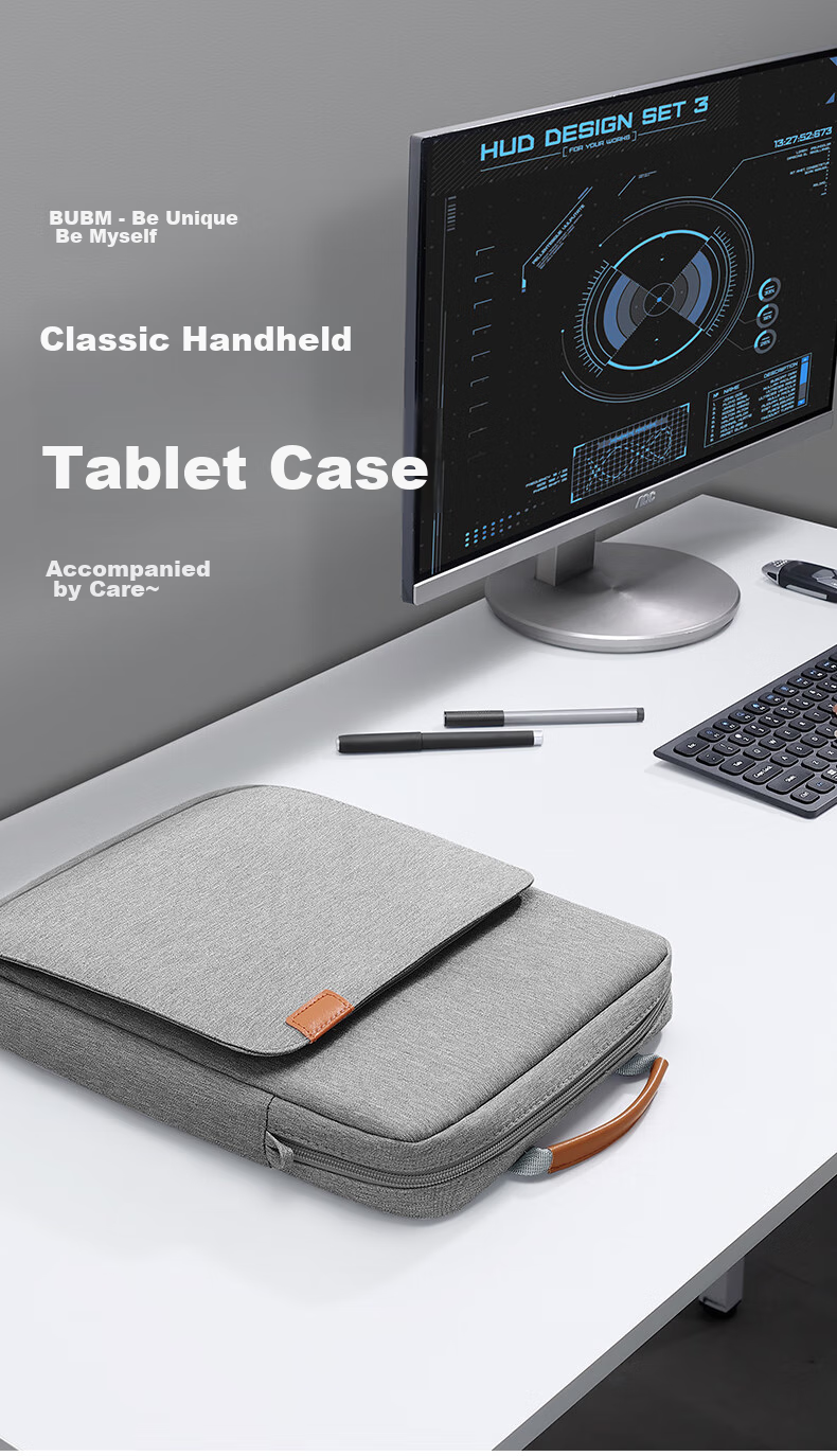 Biyoumei IPad Storage Case, Tablet Pro Inner Case, Air5 Diagonal Crossbody Bag, 13-Inch Laptop Bag 1