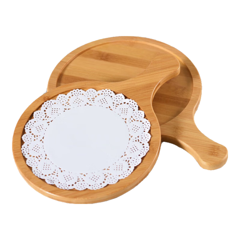 Jiamo Disposable Edible Oil-Absorbing Paper, 21cm, 250 Sheets, Kitchen Snack Baking Cake Paper, Barbecue Round Flower Base Paper