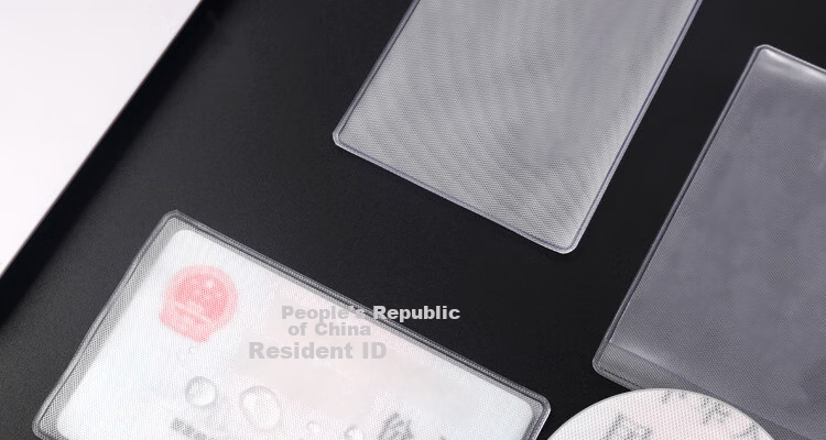 DiLe Transparent Frosted Card Holder for ID Cards, IC Cards, Social Security Cards, Bus Cards, Membership Cards, Protective Case 6513 (Pack of 40) 4