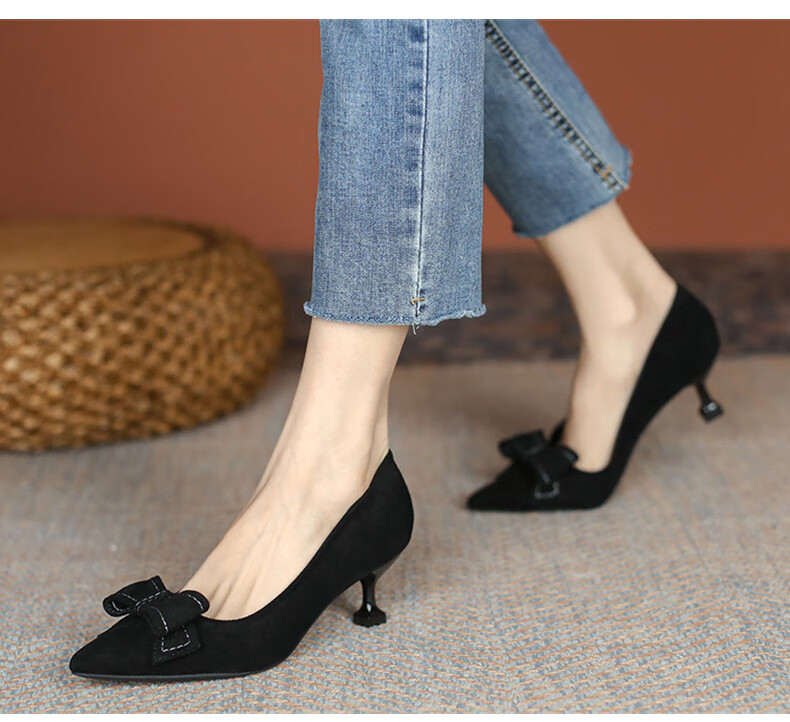 CARTELO Elegant High Heels for Women, Black, Comfortable, KCC-6688 Black (5cm) Size 39 7