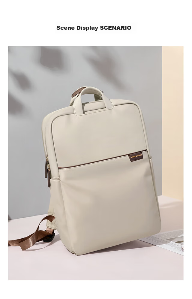 GOLF Women's Backpack, 13.3-Inch Apple Laptop Hidden Handle, Huawei Computer Backpack, Women's Schoolbag, Business Travel Bag 25