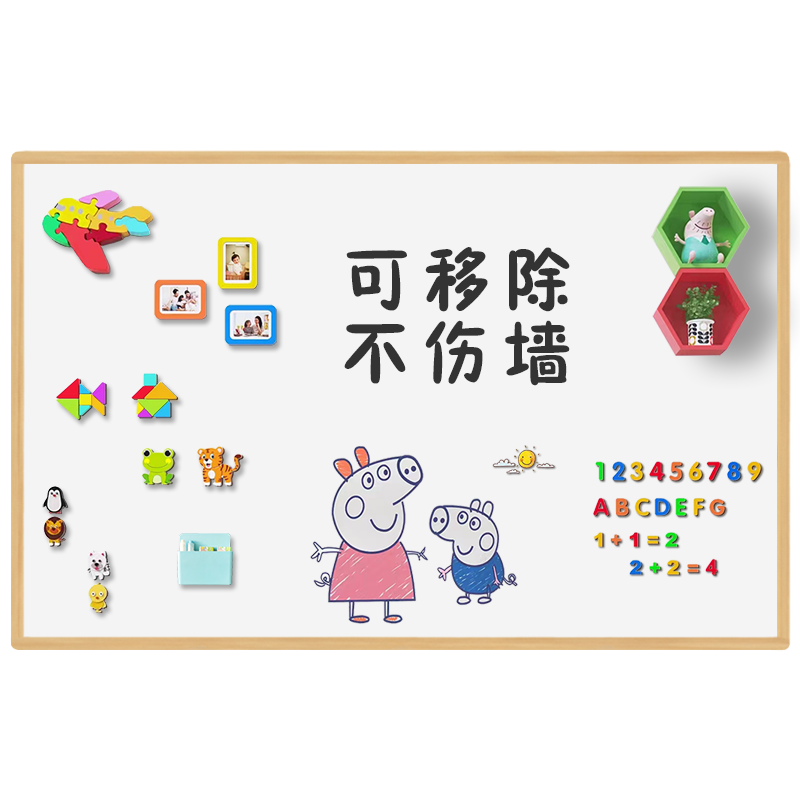 Flybook 90*120cm Whiteboard Wall Sticker, Removable And Wall-Friendly, for Office, Home, Teaching, Writing, Hanging Magnetic Children's Small Blackboard, Erasable Office Meeting Soft Whiteboard Paper