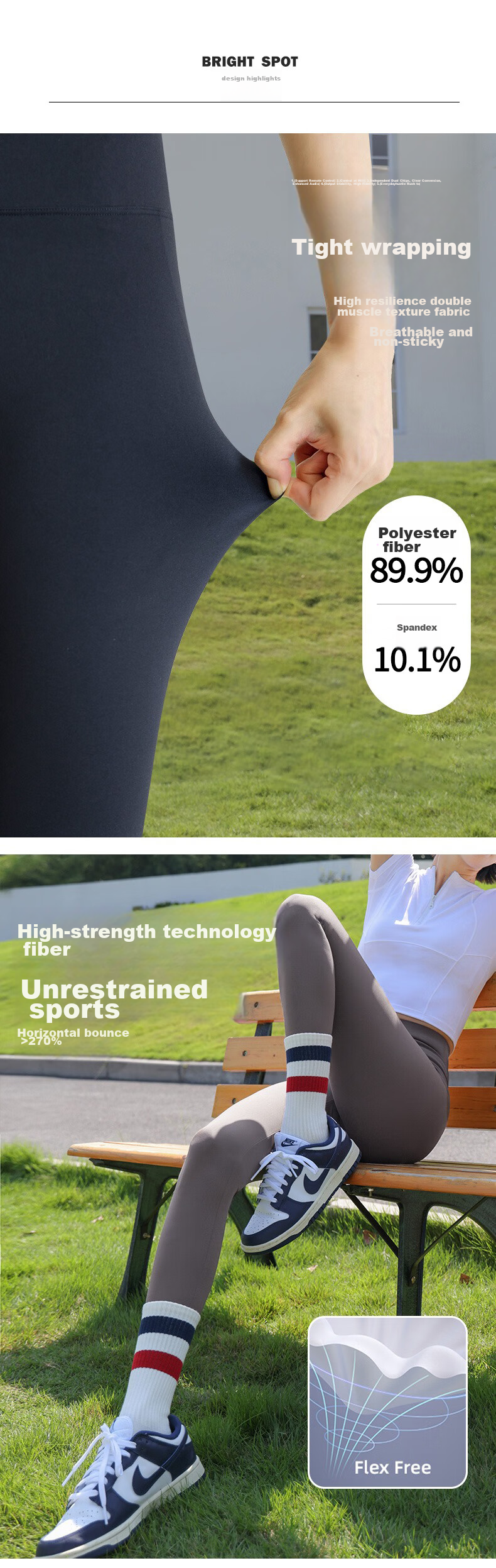YUZHAOLIN High-Waisted Shark Leggings for Women, Outer Wear Base Layer, Autumn And Winter, Tummy Control, Butt-Lifting, Fitness, Pressure Yoga, Cycling, Cloud-Feel Pants 4