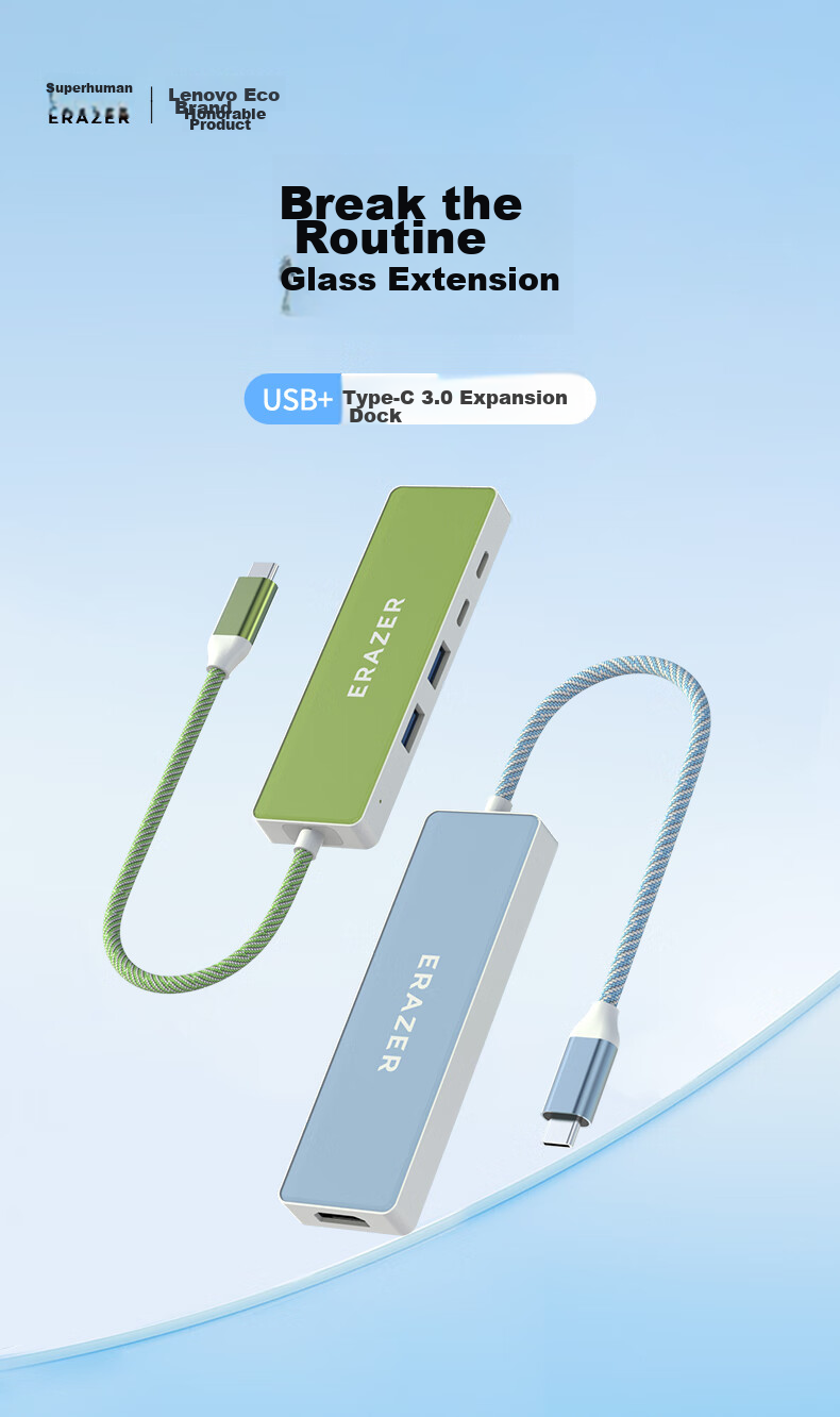 Lenovo Invests in Brand Yinengzhe Type-C Expansion Dock, HDMI Cable Converter, Hub Splitter, 4K60Hz Screen Mirroring, PD Fast Charging, Suitable for Laptops And Desktop Computers 1