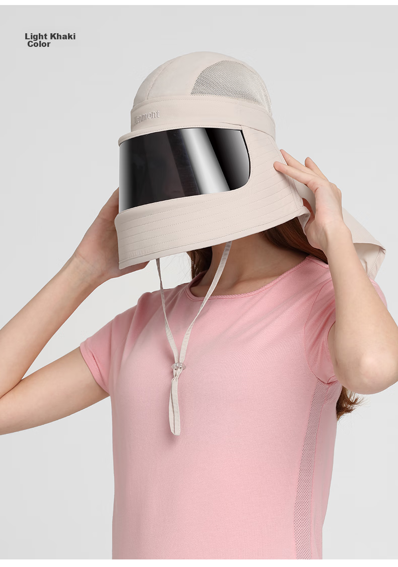 Kenmont Spring And Summer Full Face Sun Protection Mask for Women, UV-Resistant Neck Guard, Sun Visor, Outdoor Protective Hat Km-3774 15