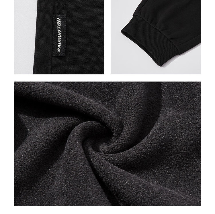 LI-NING Men's Fleece Lined Warm Sports Jogger Pants Winter Fitness Tapered Thick Casual Sweatpants 6