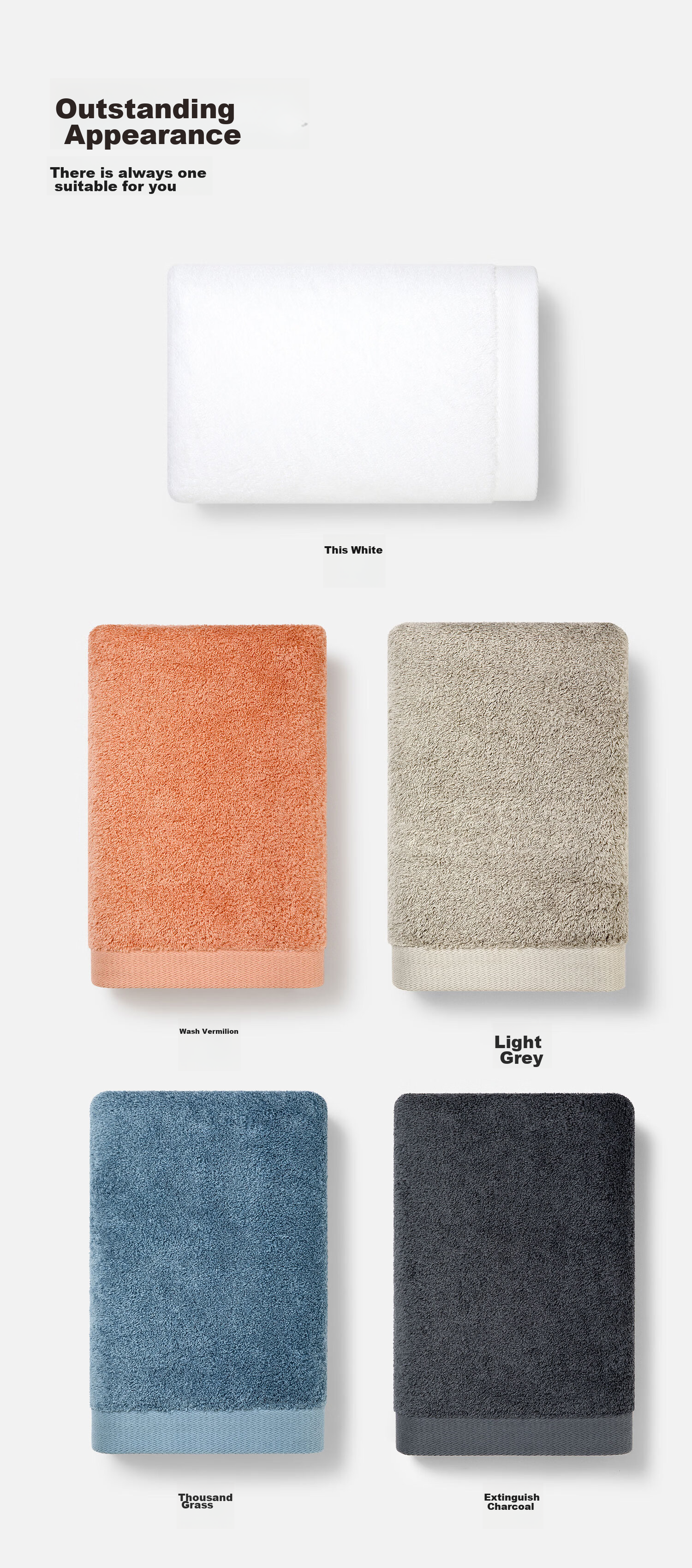 GGT Japanese Hotel Pure Cotton Bath Towel, Thick Large Wrap Towel, Home Use, Soft Quick-Drying Absorbent, for Men And Women, All Cotton, Xiao Ta 11