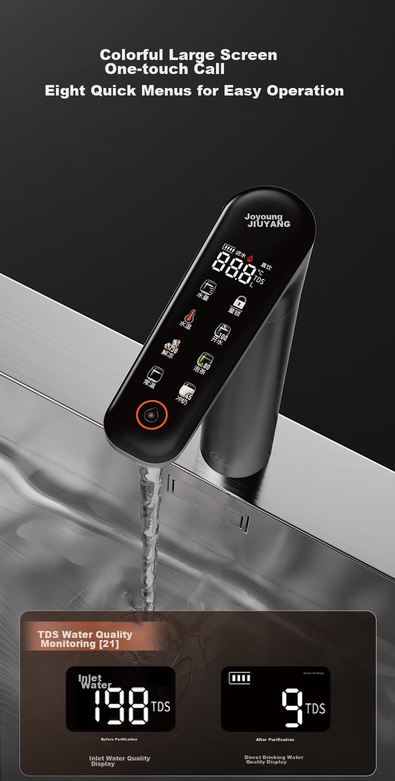 Joyoung Hot Water Purifier, Heat Small Clean R1 1000G, 2.5L/min High Flow Rate, Instant Hot Drinking Machine for New Water, RF601 10