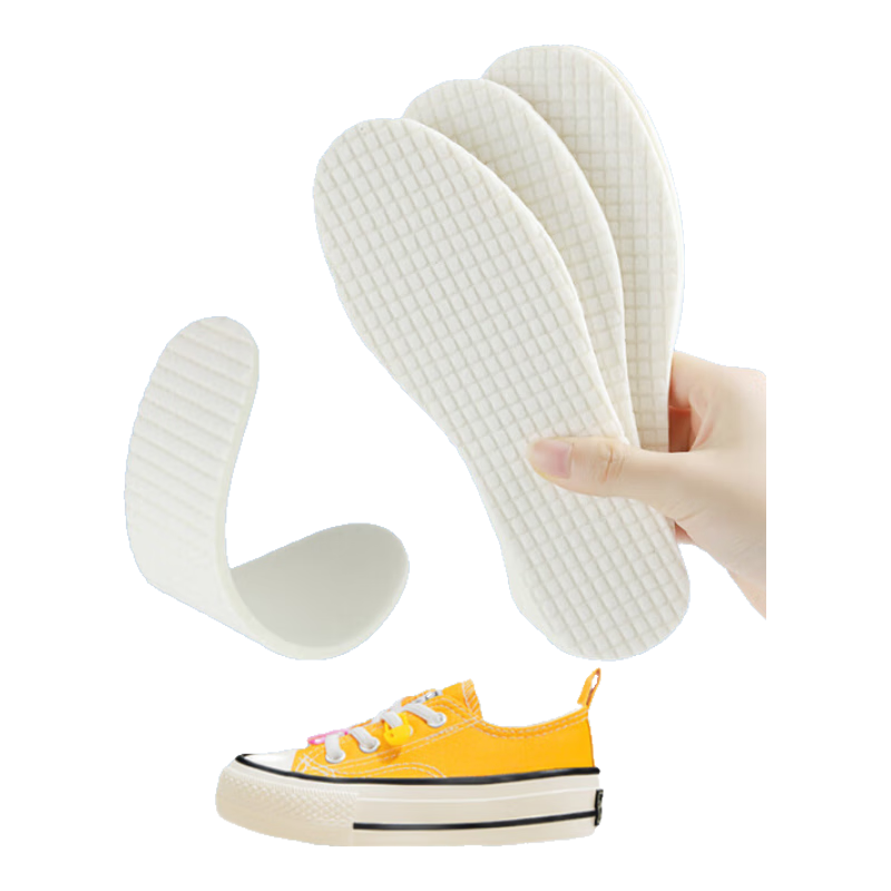 FOOTOPPO Children's Latex Insoles, Breathable Soft Elastic Kids' Shoes, Sports Shoes, Ultra-Soft Infant And Toddler Shoe Insoles, Cuttable