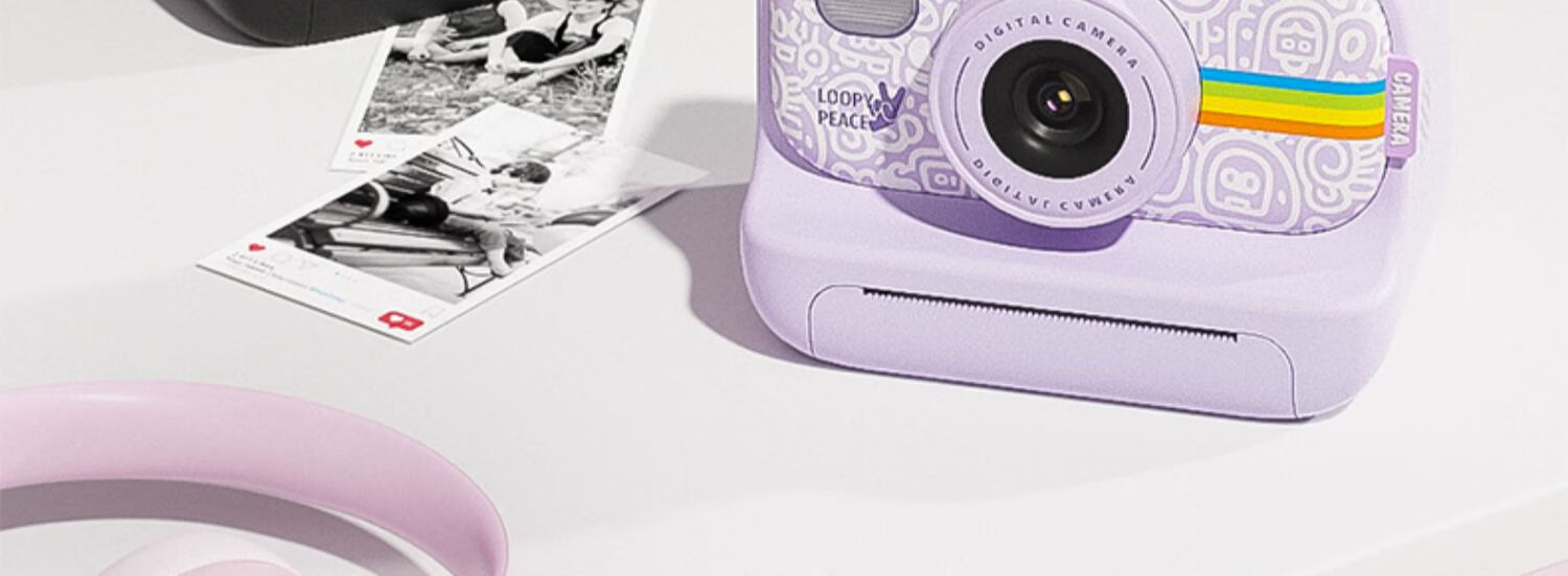 MAQUCC Children's Instant Camera, Direct Photo Output for Students Aged 3-6 Girls' Toy, High-Quality Practical Birthday Gift, 7-8 Years Old, S9 White + 3 Rolls of Film 2