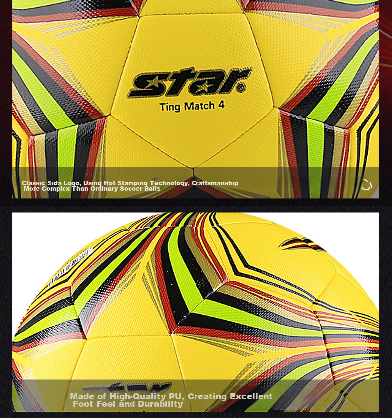 Star Youth Soccer Ball, Competition Training, Comfortable And Lightweight, Size 4 Soccer Ball, SB3154C-05 5