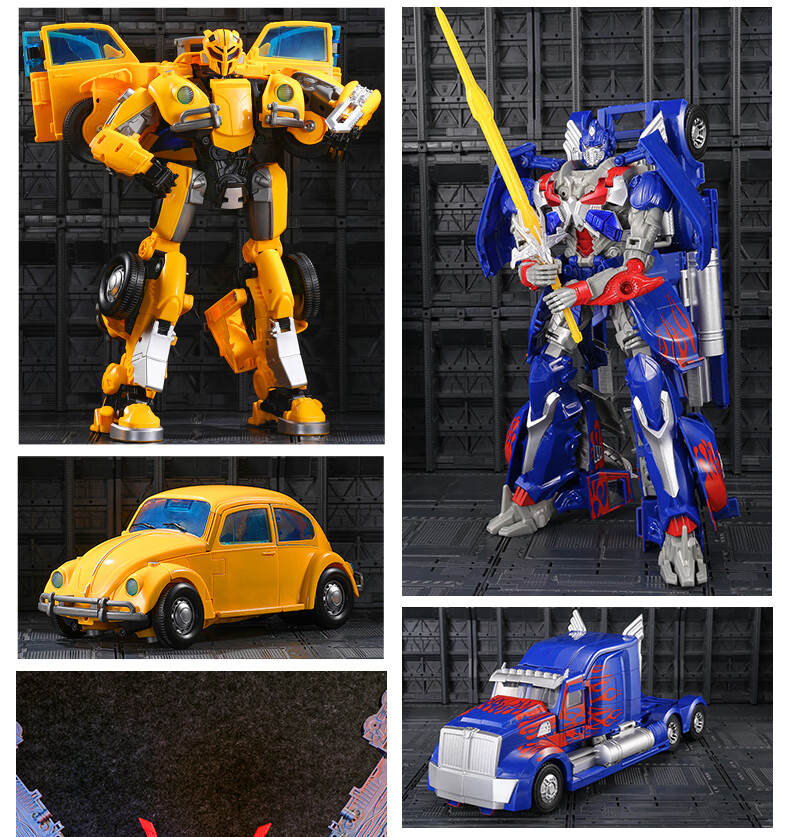 Tangmi TEMI Transforming Toy Robot, Transformers, Bumblebee, Darkwing, Car Man, Children's Birthday Gift for Boys 15