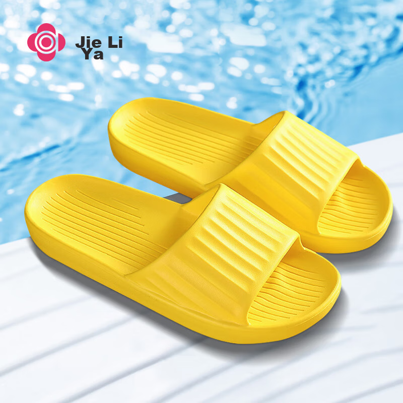 Grace Portable Travel Slippers, Hotel And Home Use, Non-Slip, Disposable Slippers for Bathing, Yellow, Size 38-39
