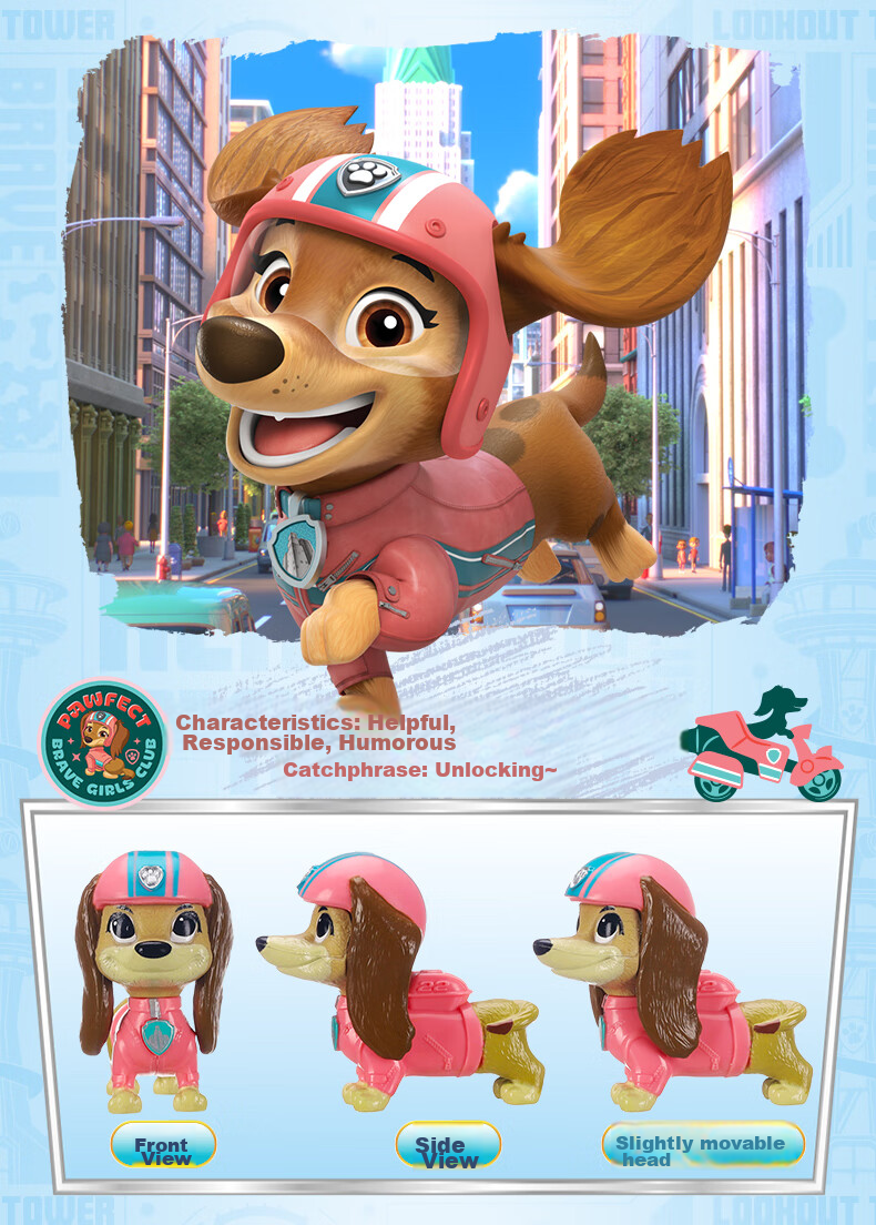 PAW PATROL Toys, Rescue Dogs, Christmas Gifts for Boys And Girls, Children's 10th Anniversary, Dog Figurines, Decorations Set 15