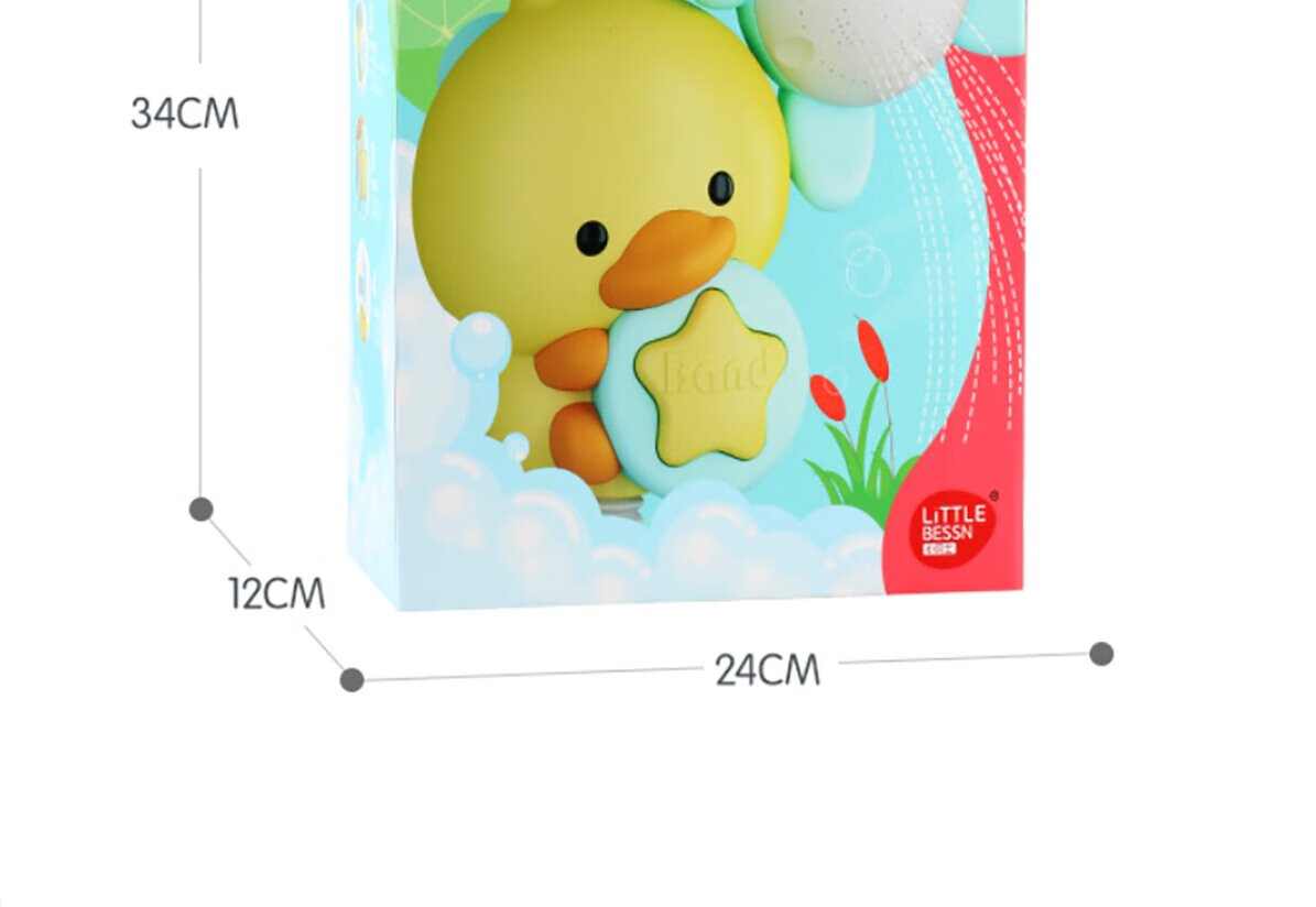 Xinge Baby Bath Toy, Infant Shower Head, Electric Duck, Children's Water Play Toy, Baby Water Play Toy, Birthday Gift for Boys And Girls 28